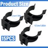 UEIOAVL Skirting Boards 15 Pieces Kitchen Skirting Clips Universal Kitchen