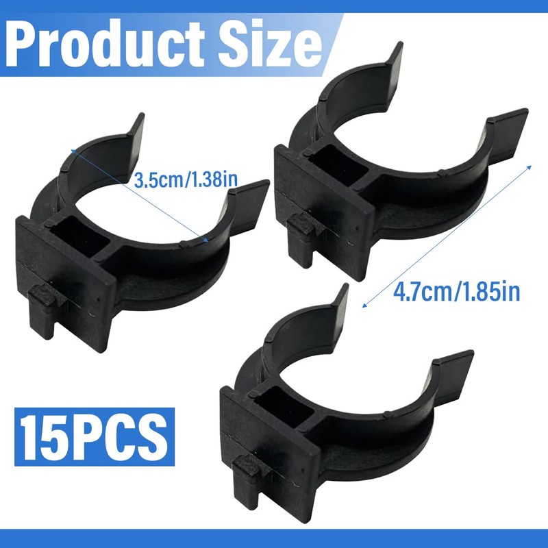 UEIOAVL Skirting Boards 15 Pieces Kitchen Skirting Clips Universal Kitchen