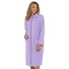 Undercover Ladies Zipped Soft Fleece Dressing Gown LN730 Lilac 22-24