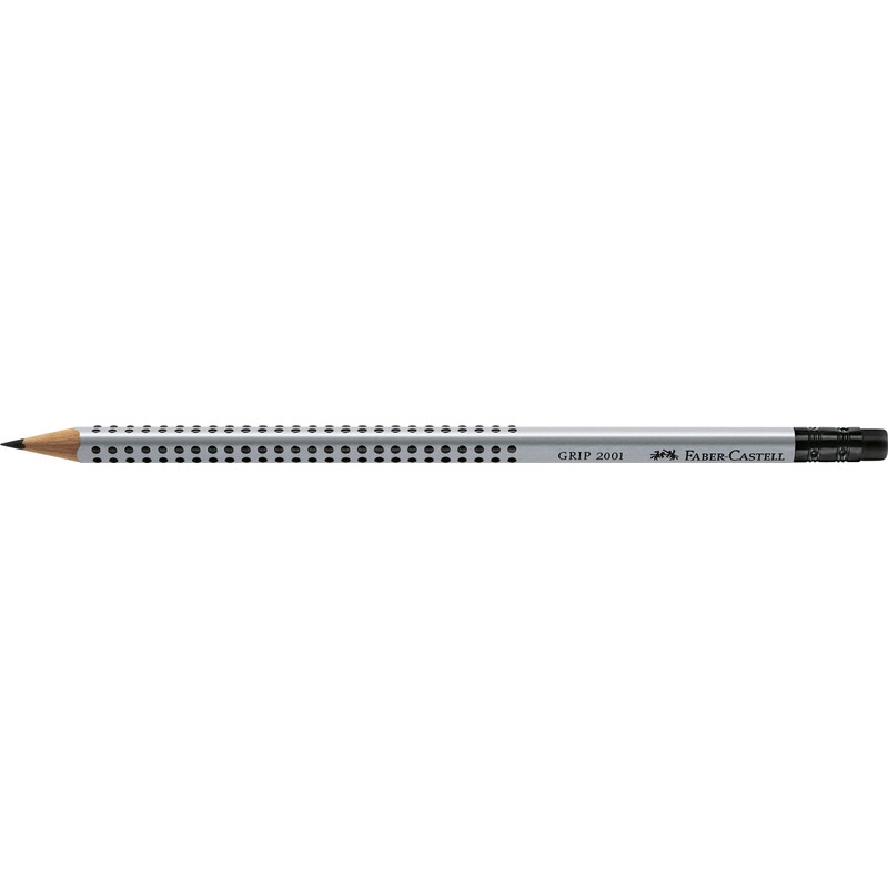 FABER-CASTELL Grip 2001 117291 Pencil Set, Two Pencils Hardness B
