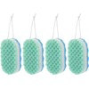 Esponja de Baño Exfoliante Azul LIFKOME de 4 Piezas con