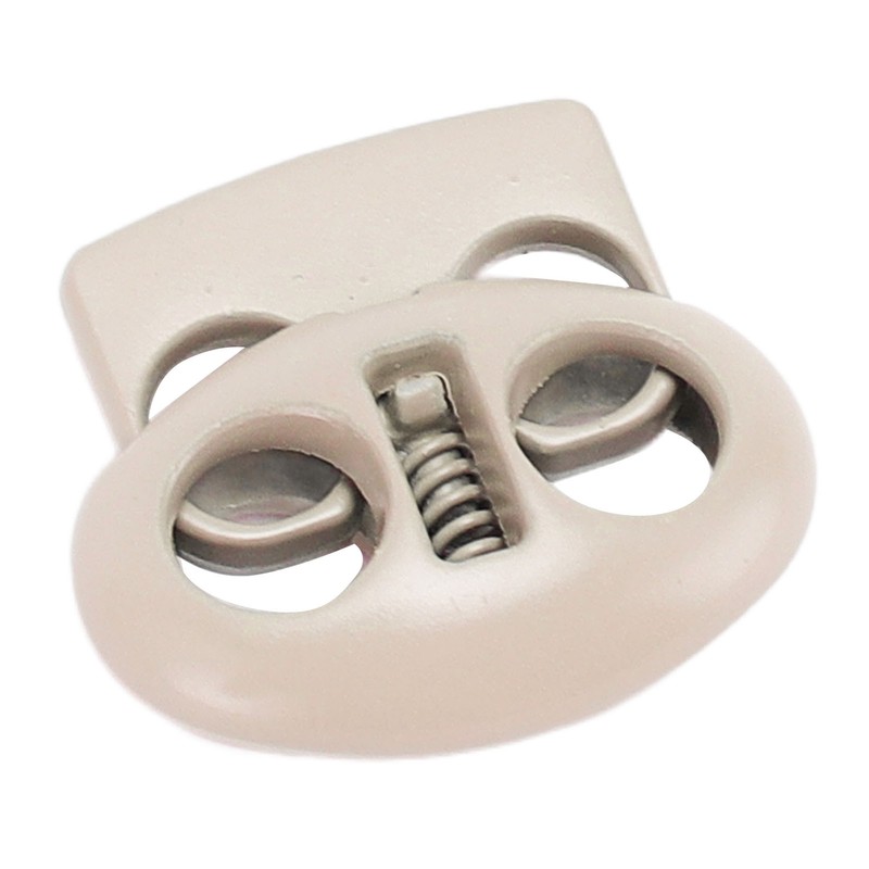 30PCS Metal Cord Locks End Spring Stop Toggle Stoppers Rustproof