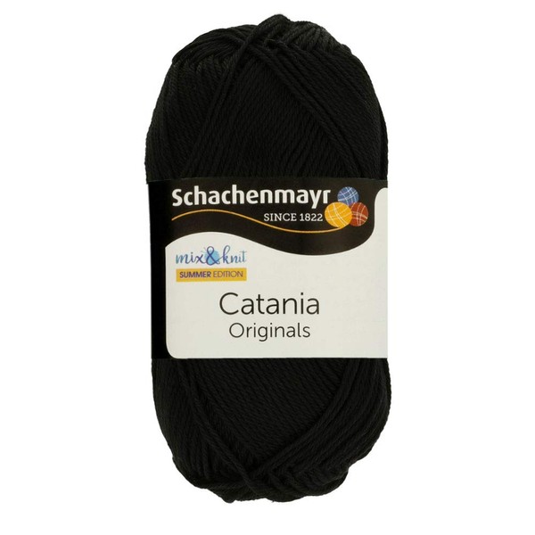 Schachenmayr Catania 100% cotton Black #110