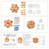 XUANSHUO Brain Teaser Puzzles Set 3D Interlocking Jigsaw Games -IQ