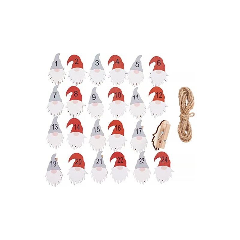 VBS Advent Numbers on Clip 1-24 "Doolin"