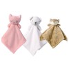 Totority 2pcs Plush Toy Towels Towls Comforter Teething Comforter Blanket