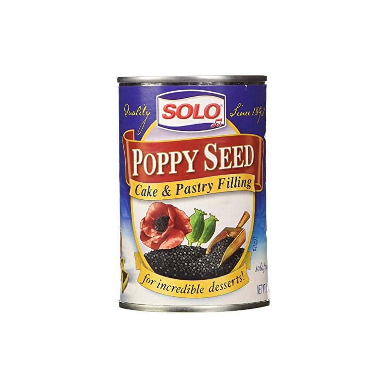 Solo Variety Pack Apricot Raspberry Poppy Cake and Pastry Filling