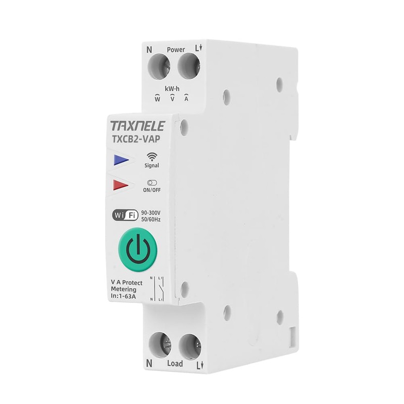 TUYA WiFi Smart Circuit Breaker Power Metering Energy KWh Meter