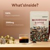 Margxo Mushroom Coffee, 10-Mushrooms Extract Blend, 6.35 oz, 30 Servings，Contains