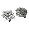 100 Sets Blank Button Badge Parts Set Round Shape Rust
