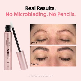 ForBrow Suero para Crecimiento de Cejas para Mayor Densidad sin Hormonas - Acondicionador Natural y Orgánico para Cejas Más Abundantes y Gruesas Fórmula Vegana y Libre de Crueldad Animal 0.10 fl. oz / 3ml