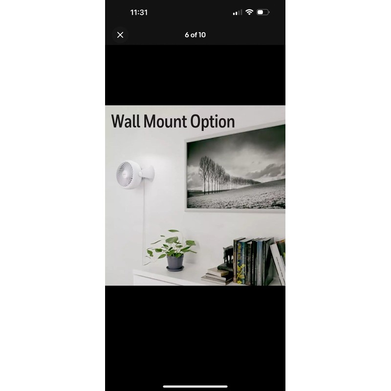 Honeywell HT-904 Turboforce Tabletop Air Circulator Fan, Small, White –