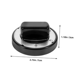 iplusmile 2pcs High Temperature Resistant Gas Grill Knobs Cooker Control Switch Stylish Design for Commercial Kitchen Appliances Compatible with Ovens and Cooktops