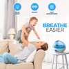 Ultrasonic Viral Support Humidifier for Bedrooms, Whisper-Quiet Operation with Nightlight