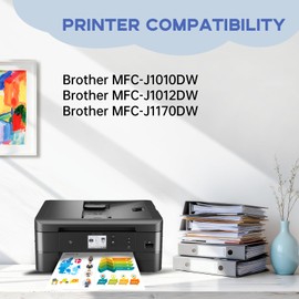 Miss Deer LC401XL Black Ink Cartridge Replacement for Brother LC401 XL LC-401 Ink Use with Brother MFC-J1010DW MFC-J1012DW MFC-J1170DW Printer (3BK)