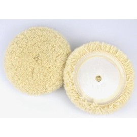 DY Auto Body Paint Supply Wool Buffing Pad 7 inch Single Sided Polishing 100% Twisted Lamb Wool Polishing