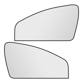 UHANBUT Magnetic Car Front Window Sun Shade, Full Blackout Auto Side Window Covers, UV Rays Protector Windshield Privacy Curtain, Universal Sun Heat Blocker Auto Accessory for SUV, Truck (Front)