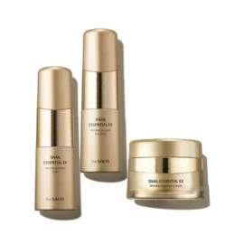 THE SAEM 더샘 스네일 에센셜 링클 SET 토너 + 에멀젼 + 크림 The Saem Snail Essential Wrinkle Set Toner + Emulsion + Cream