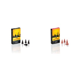 Crottendorfer Räucherkerzen Santali - Far Eastern Fragrances - Set of 2 (2 x 20 Incense Cones Size M) - Oriental + Patchouli - Made in Germany