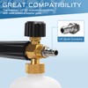 Foam Cannon Dual Connector Accessory, 1/4 Inch Quick Connector, 5
