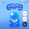 Waterfull Gummy Mask 5 Pcs, Hydrating Korean Daily Facial Sheet