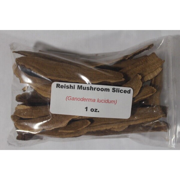 Reishi 1 oz. Reishi MUSHROOM Sliced (Ganoderma lucidum)