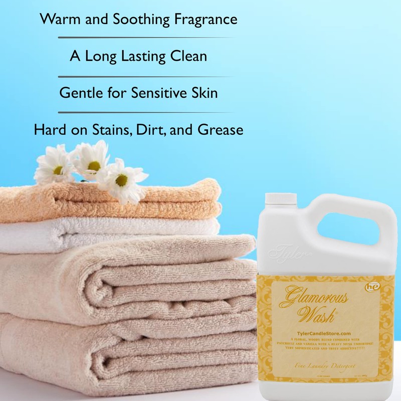 Tyler Glamorous Wash Diva Fine Laundry Detergent with a Lumintrail