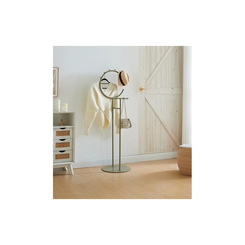 KB Designs Cheska Valet Stand - Modern Metal Organizer with