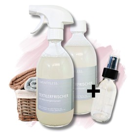 2x Textilerfrischer 500 ml, Geruchsentferner, Geruchsneutralisierer in Glasflasche, Wäschefrisch, Textilfrisch (Tuberose)