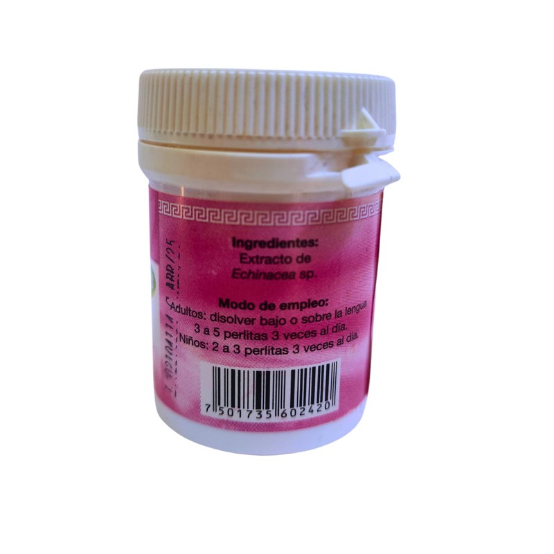 Extracto de EQUINACEA en perlas recubiertas, con 30gr (aprox 200