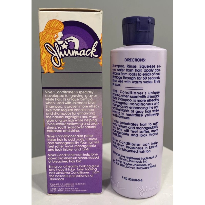 Jhirmack Silver Conditioner Vintage Graying Gray Hair 1985 Playtex NEW