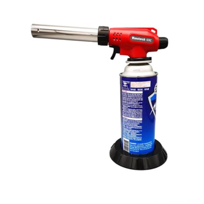 Butane Torch Kitchen Blow Bottle Stand Base, Handheld Torch Gas