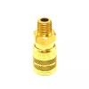 Foster Solid Brass Quick Coupler Air Hose Connector Fittings 1/4