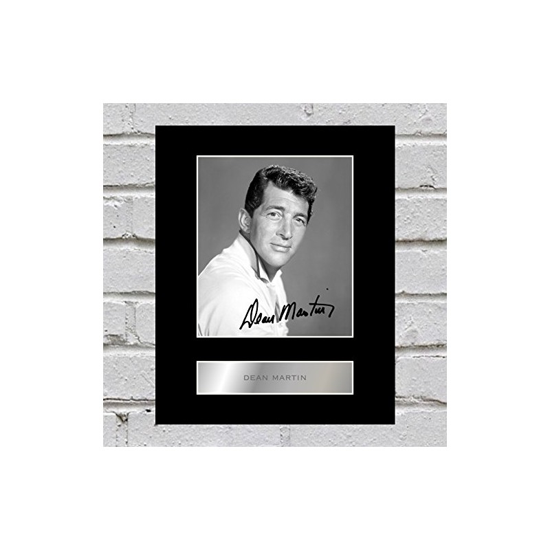 Dean Martin Mounted Photo Display