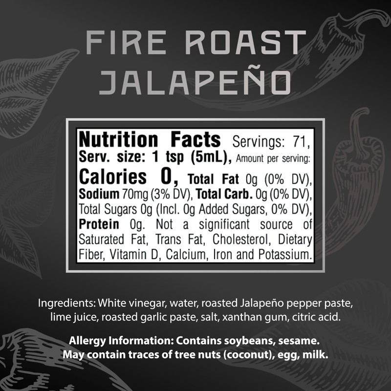 Melinda's Fire Roasted Jalapeño Hot Sauce with Aromatic Garlic -