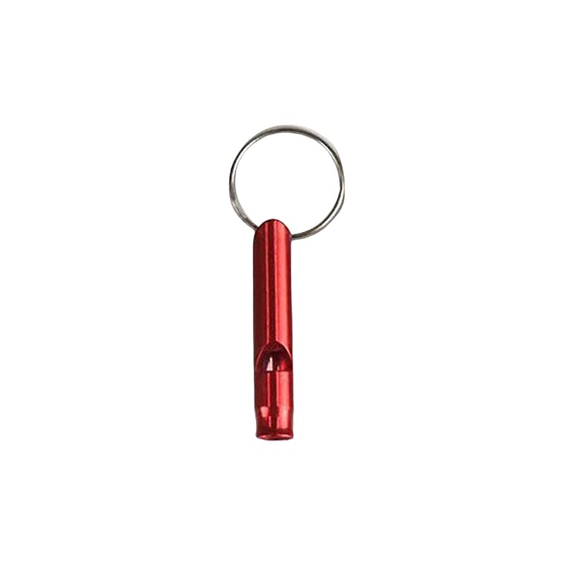 QUINTRA 5 Pieces Small Aluminium Whistle Wilderness Activities Fire Pipe