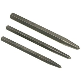 Mayhew Select 89082 Punch Set, 3-Piece, Black
