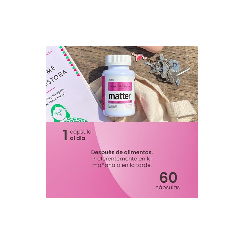 Matter Diaria Fem Vitaminas Mujer Inositol Quatrefolic Ferrochel Minerales Quelados