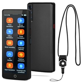 OFFCUP Translator A50 Voice Translator, 139 Languages Two Way Translation Device with Voice Output AI Instant Translator Photo Translation / WiFi / Hotspot / Offline for Travel Business Learning