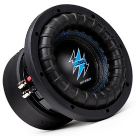 Hifonics BRW8D4 1200 Watts 8 Inch Brutus Car Audio Subwoofer with Heavy Gauge, Powder Coated, Aluminum Die-Cast Basket, Dual 70 Oz Magnet, 2.5 Inches Voice Coil - Dual 4 Ohm - 8 in.