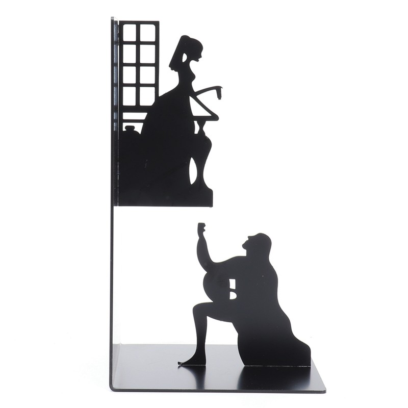 Wrought Iron Figure Book Stand Readers Book Stand Bookshelf Ornaments