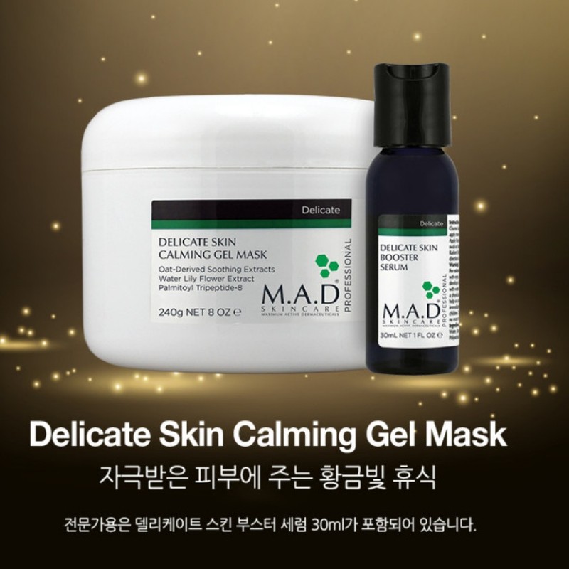 M.A.D Mad Skin Care Delicate Skin Calming Gel Mask 240g