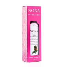 NONA Loción Anti-Flacidez Corporal Reafirmante Natural con Romero, Elimina Flacidez del Cuerpo en Abdomen, Glúteos, Brazos y Piernas, Tonifica y Reduce Tallas, 400ml