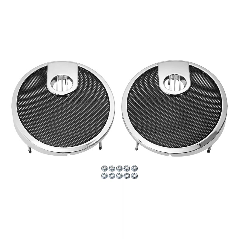 TCMT 6.5" Saddlebag Speaker Lid Grills Fit For Indian Chieftain
