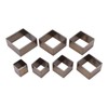 7Pcs Hollow Punch Cutter Squared Design High Carbon Steel Multipurpose