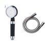 Housler® Gloss Black Metal Constructed Pressure increasing Shower Head and