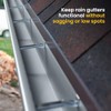 Quick-Screw 5" Gutter Hangers - Heavy Duty Hidden Gutter Brackets