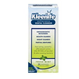 Kleenite Multipurpose Dental Cleanser, Fresh Mint, 90 Cleanings, 9 oz