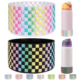 HEYSKAY 2PCS Silicone Boot for Owala Flask Water Bottle 40oz Anti-Slip Protective Sleeve for Owala Twist,FreeSip and Flip Stainless Steel Water Bottle BPA-Free Boot Bottom Base