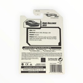 Hot Wheels Dodge Challenger SRT8 16/196 - Grey - 2008 Mainline A - New - Near Mint